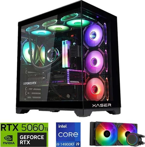 Xaser Lexus x410 i9 14900KF 32GB DDR5 Ram 2TB M.2 NVMe SSD 8GB RTX5060 Ti Sıvı Soğutmalı Oyuncu Bilgisayar - Image 1
