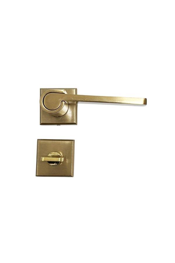 Armax Leon Closeed Mat Albirifin Wc Kapı Kolu-Kolay Montaj, Iç Kapı Kolu, Modern Kapı Kolu (1 Takım) - Image 1