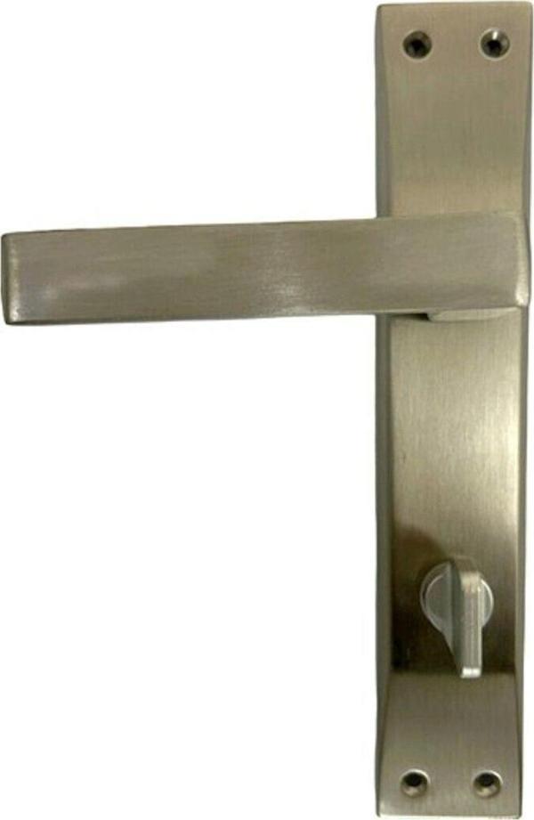 Hira Konak Bilge Saten Wc Kapı Kolu – Modern Tasarım, Dayanıklı Malzeme (1 Takım-Arka Ve Ön) Sağ Yön - Image 1