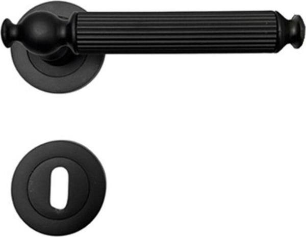 Opendoor Hanedan Siyah Oda Kapı Kolu-Kolay Montaj, Iç Kapı Kolu, Modern Kapı Kolu (1 Takım) - Image 1