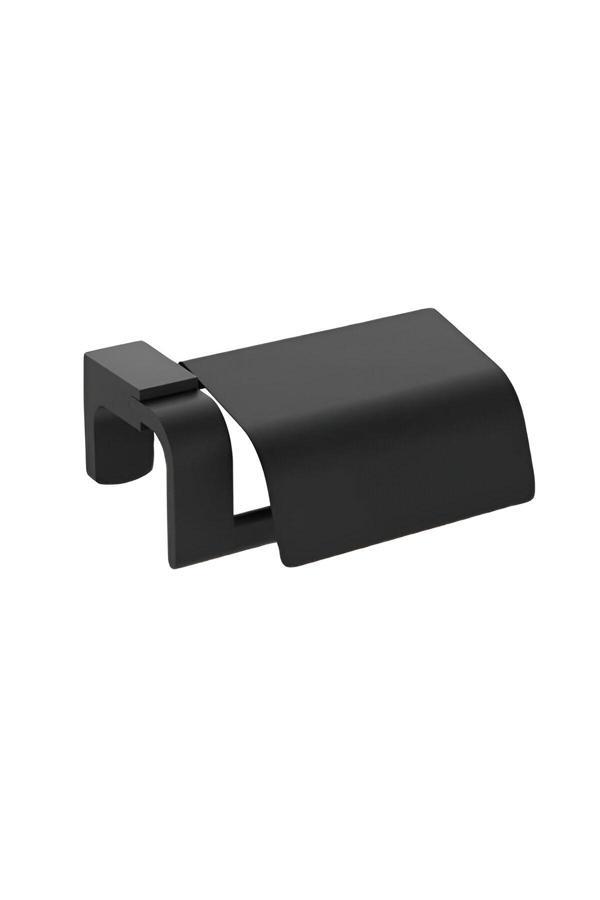 Csk Galaxy Black Kapaklı Tuvalet Kağıtlığı - Paslanmaz, Şık Ve Dayanıklı Banyo Aksesuarı - Image 1