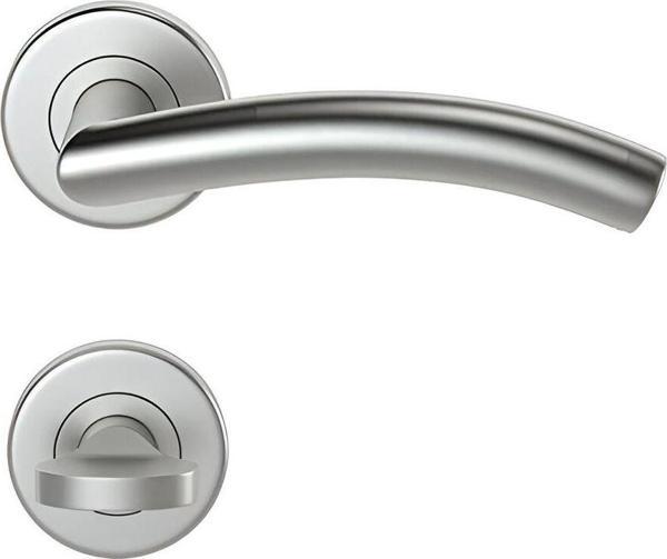 Hızır Condi Wc Kapı Kolu – Paslanmaz Çelik, Kolay Montaj, Wc Kapı Kolu 101E Wc (1 Takım-Arka Ve Ön) - Image 1