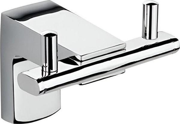 Csk Galaxy Krom İkili Bornoz Askılığı – Duvar Tipi, Paslanmaz, Şık Banyo Askısı - Image 1