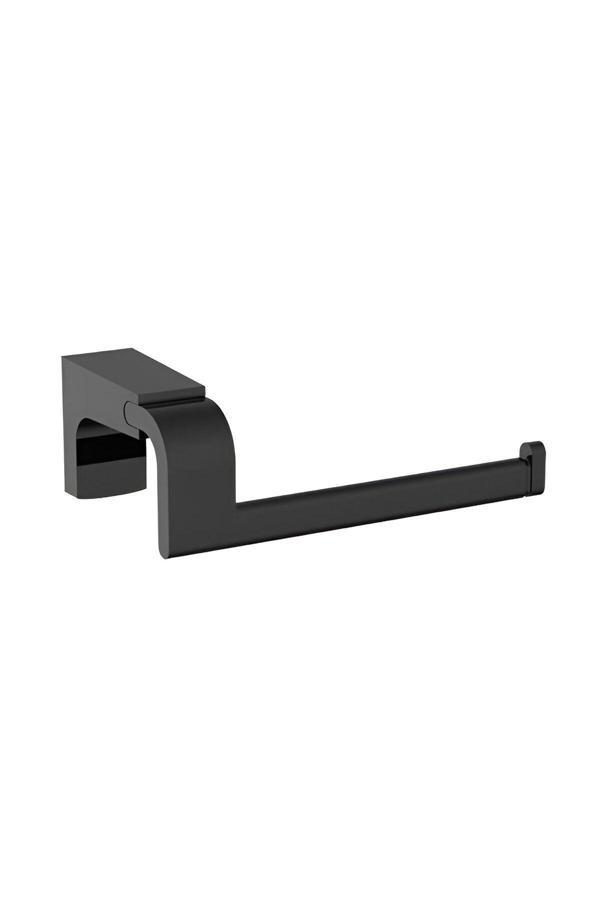 Csk Galaxy Black Açık Tuvalet Kağıtlığı Paslanmaz, Şık Ve Dayanıklı Banyo Aksesuarı - Image 1