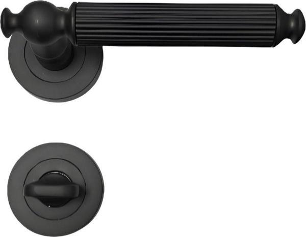 Opendoor Hanedan Siyah Wc Kapı Kolu-Kolay Montaj, Iç Kapı Kolu, Modern Kapı Kolu (1 Takım) - Image 1
