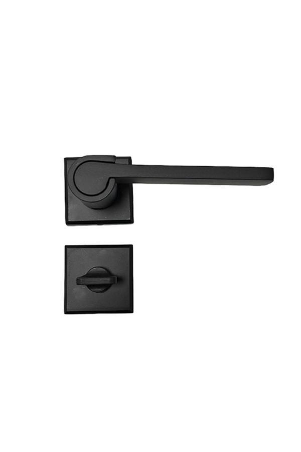 Armax Leon Closeed Siyah Wc Kapı Kolu-Kolay Montaj, Iç Kapı Kolu, Modern Kapı Kolu (1 Takım) - Image 1