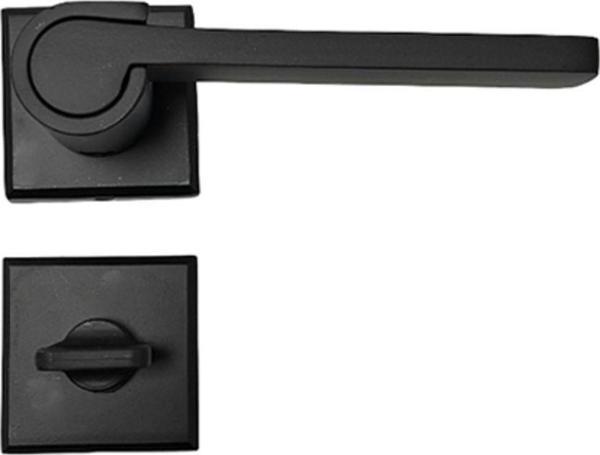 Armax Leon Closeed Siyah Wc Kapı Kolu-Kolay Montaj, Iç Kapı Kolu, Modern Kapı Kolu (1 Takım) - Image 1