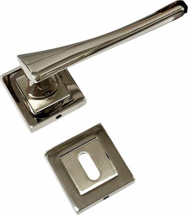 Nobel Pro Line Nikel Saten Oda Kapı Kolu-Kolay Montaj, Iç Kapı Kolu, Modern Kapı Kolu (1 Takım) - Image 1