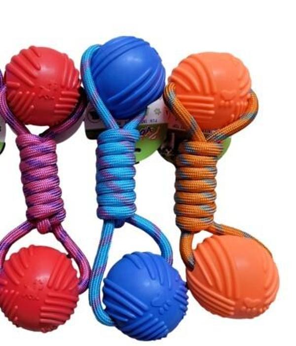 Köpekler İçin Dayanıklı Kauçuk Toplu Oyuncak - Image 1