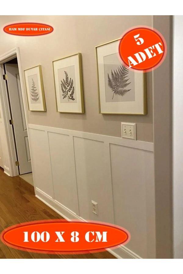 Nym Concept İskandinav Duvar Çıtası 100Cm X 8 Cm Çocuk Odası Duvar Dekorasyonu , Duvar Çıtası(5 Ad) Omz - Image 1