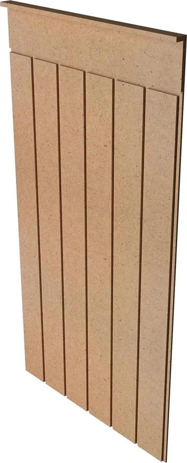 Decocraft Dekoratif Duvar Paneli, Boyanabilir, Ahşap Ham Mdf Duvar Paneli (4Mm) - Image 1