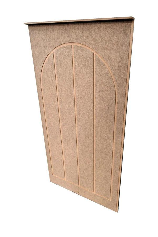 Trend Konsept Mdf Cnc Işlemeli Dekoratif Boyanabilir Duvar Paneli (102X54Cm) (6Mm) Oval - Image 1