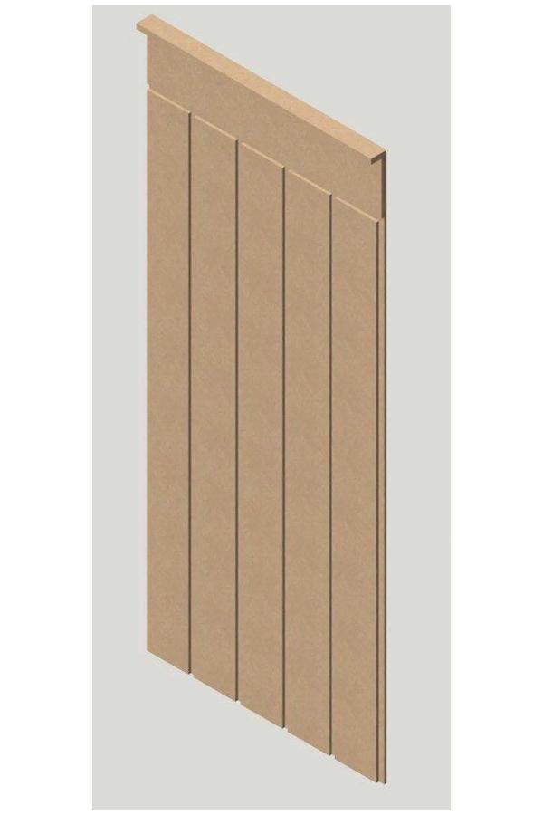 Wood Life Duvar Paneli 45 Cm Genişlik X 102 Cm Ham Mdf Duvar Panel-6Mm - Image 1