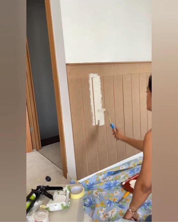 Trend Konsept Dekoratif, Duvar Çıtası, Ahşap Duvar Paneli, Boyanabilir, 4Mm Ham Mdf, 36X102 (1 Adet) - Image 1