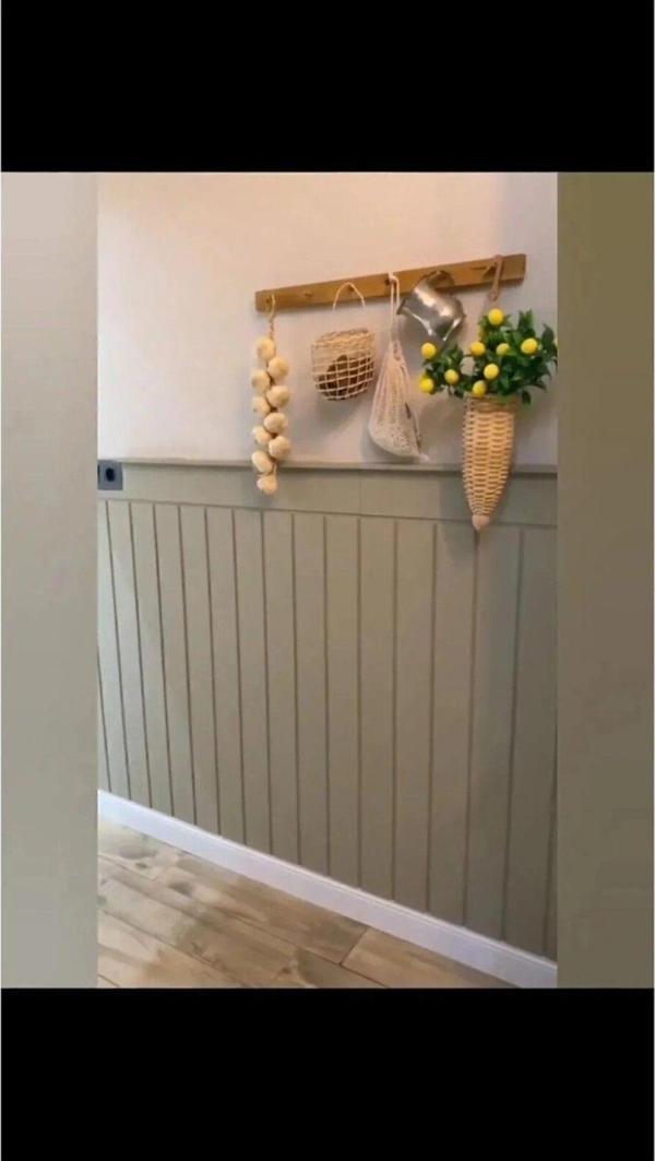 Nifi Art Dekoratif Duvar Paneli ( 27 X 100 Cm ) Boyanabilir Ahşap 6 Mm Ham Mdf Duvar Paneli(1 Adet ) - Image 1
