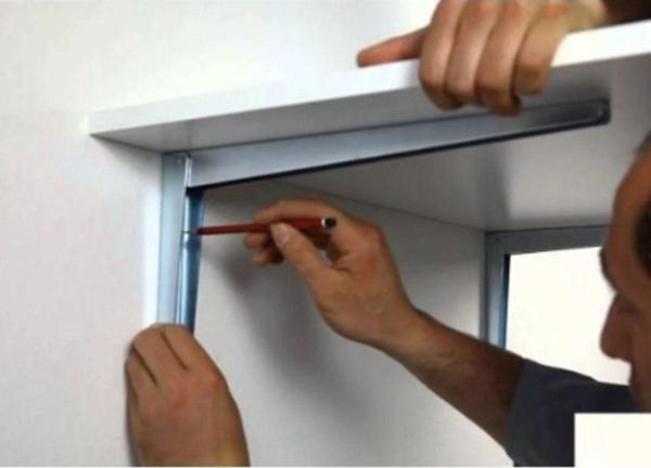Ersan 40 Cm Duvara Monte Katlanır Masa Aparatı Çinko - Image 1