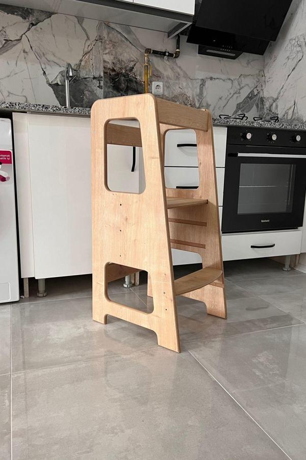 ÇOCUK NİFİART Öğrenme Kulesi - Safir Meşe - Image 1