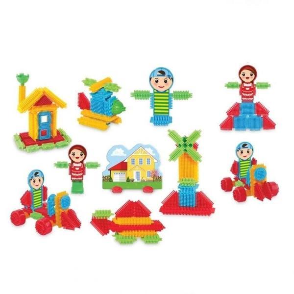 Nessiworld  Dede Kaktüs Bloklar Kova 120 Parça - Image 1