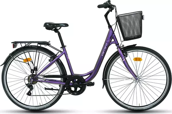 Carraro Fantasia 28 Jant 43 Kadro ( Sarı Mor (Bukalemun) Pembe Lila) Şehir & Tur Bisikleti - Image 1