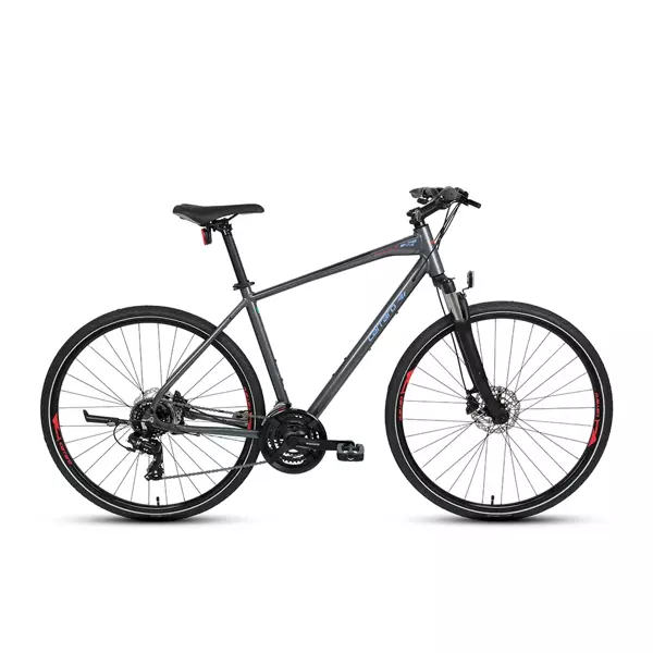 Carraro Sportive 223 28 jant 46 Kadro (Antrasit Kırmızı Açık Mavi) Şehir & Tur Bisikleti - Image 1