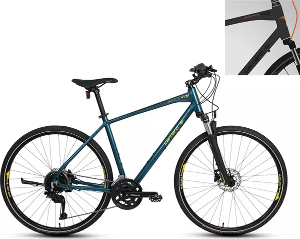 Carraro Sportive 227C 28 Jant 51 Kadro (Mat Antrasit Siyah Turuncu) Şehir Bisikleti - Image 1