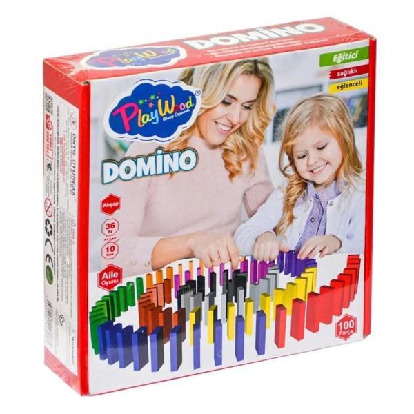 Nessiworld  Playwood Ahşap Domino Oyunu - Image 1