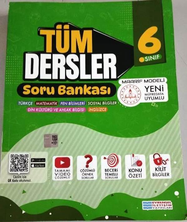 6. Sınıf Tüm Dersler Soru Bankası Maarif Modeli - İş Bankası Kültür Yayınları - Image 1
