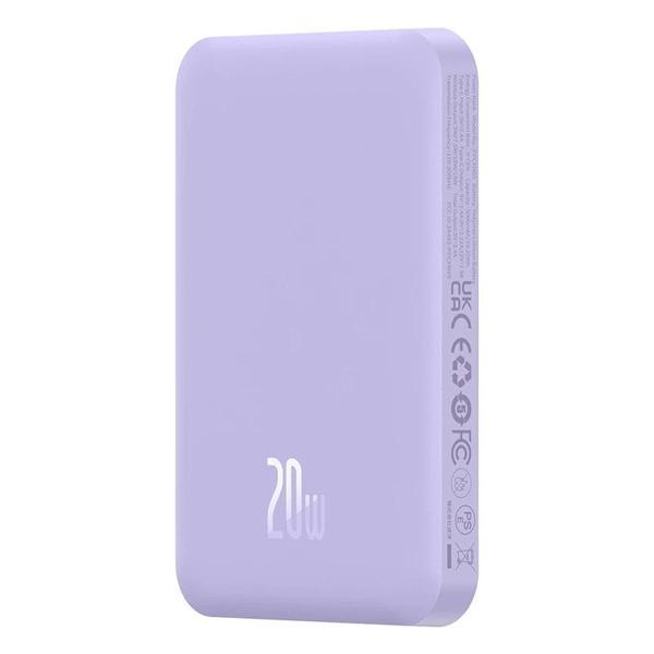 Baseus Magsafe Mını Kablosz 5000m 20w Powerbnk Mor - Image 1