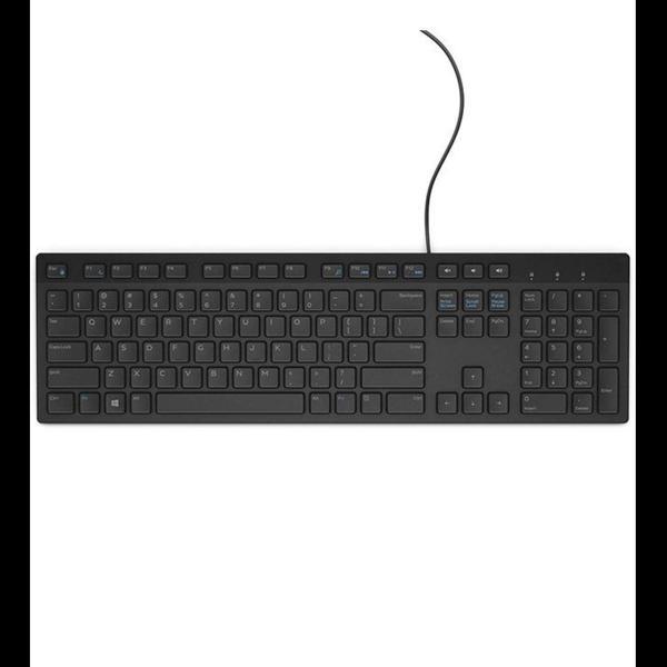 Dell Kb216-bk-ınt, Siyah, Usb Kablolu, İngilizce, Multimedya Klavye - Image 1