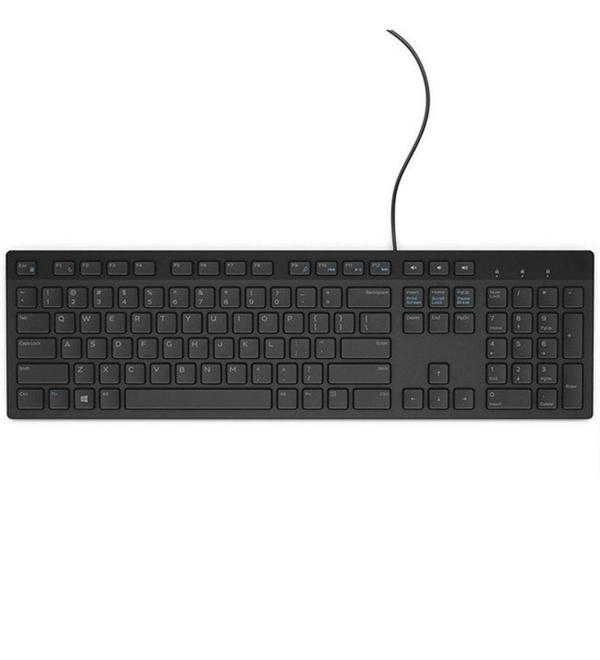 Dell Kb216-bk-ınt, Siyah, Usb Kablolu, İngilizce, Multimedya Klavye - Image 1