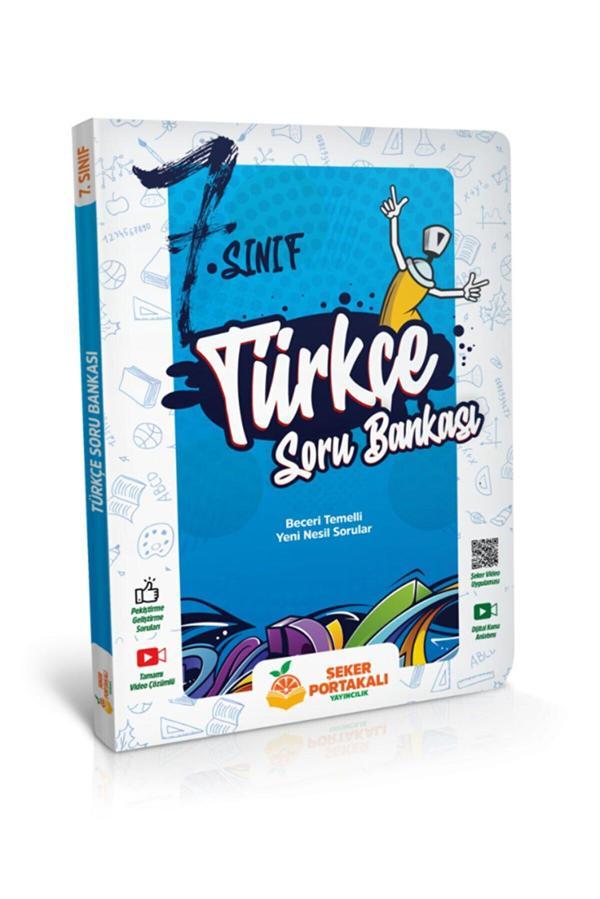 Şeker Portakalı Yayınları 7. Sınıf Türkçe Soru Bankası - Şeker Portakalı Yayınları - Image 1
