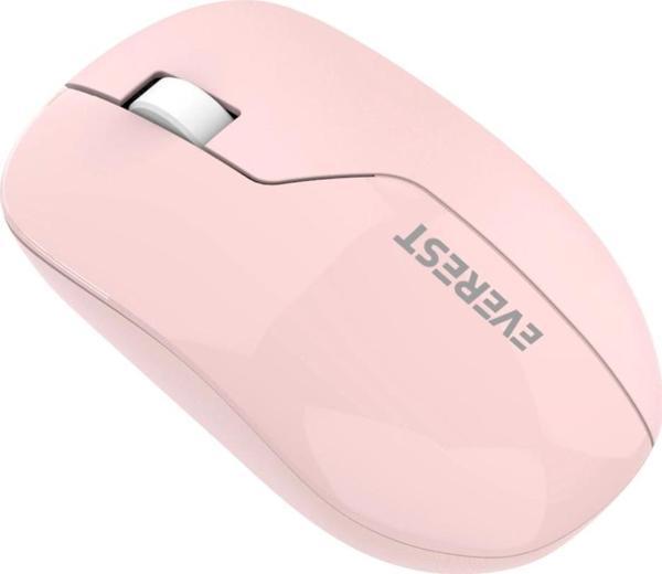 Everest Smw-973, Pembe, Usb Nano 2,4g Kablosuz, 1200dpi, Optik, 4 Tuşlu, Mouse - Image 1