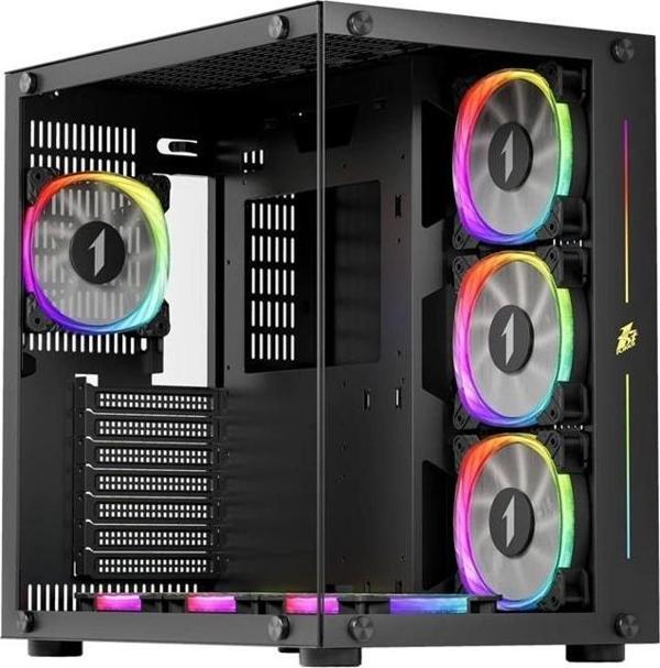 1st Player Sp8 Siyah 750w 80+ Sılver Atx 3.1 Argb 7x12cm Fan Temperli Cam Usb 3.0 Atx Kasa - Image 1