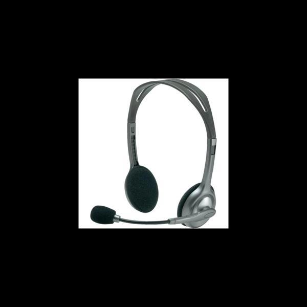 Logıtech H110, 981-000271, 3,5mm Jac, Çağrı Merkezi, Ofis, Toplantı, Konuşmacı Tipi, Microfonlu Kula - Image 1
