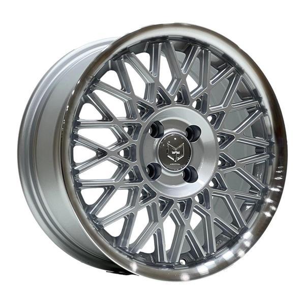 6 X 14 TORK-3375 4X100 ET25 73.1 SILVER+LIP MACHINED - Image 1