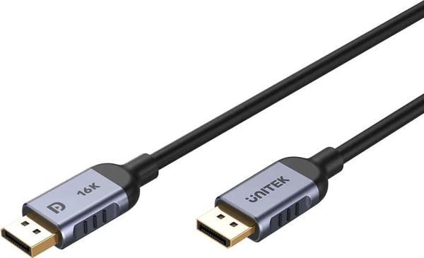 Unıtek Dısplay Port 2.1 %100 Bakır 3mt 16k&60hz (c1626gy01-3m) - Image 1