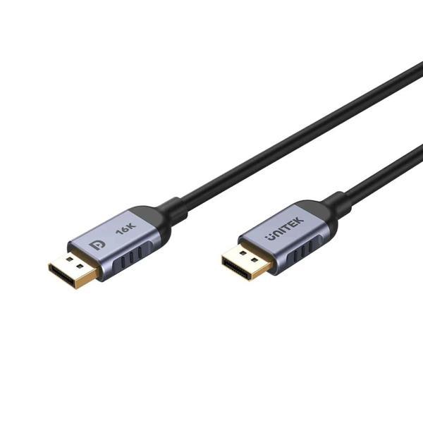 Unıtek Dısplay Port 2.1 %100 Bakır 2mt 16k&60hz (c1626gy01-2m) - Image 1