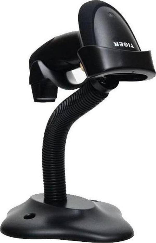 Tıger Ps23-u 1d Lazer Kablolu Usb Barkod Okuyucu + Stand - Image 1