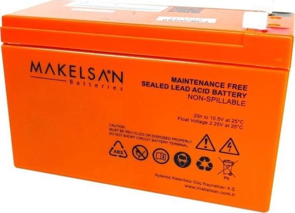 Makelsan 12v 9ah, Bakımsız, Kuru Akü. Ups İçin Uygundur. - Image 1