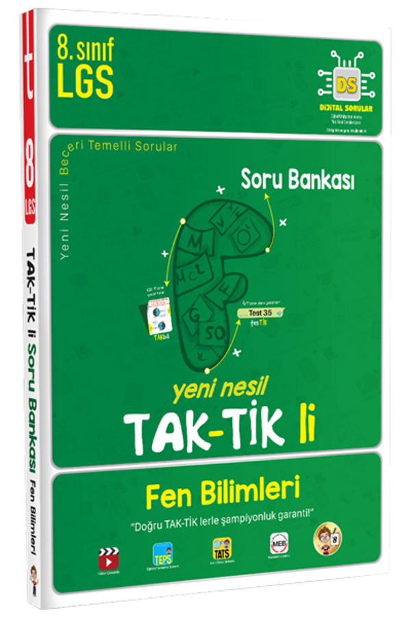 Tonguç Yayınları 8. Sınıf Fen Bilimleri Taktikli Soru Bankası - Tonguç Akademi - Image 1