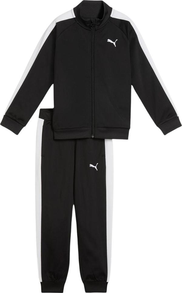 633777-01 Puma T7 Always On Track Suit &Ccedil;ocuk Eşofman Takımı Siyah - Image 1