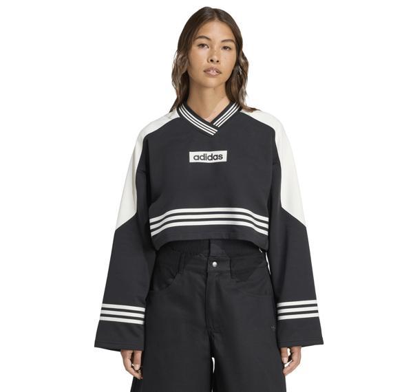 JW7273-K adidas Crew Sweatshırt Kadın Sweatshirt Siyah - Image 1