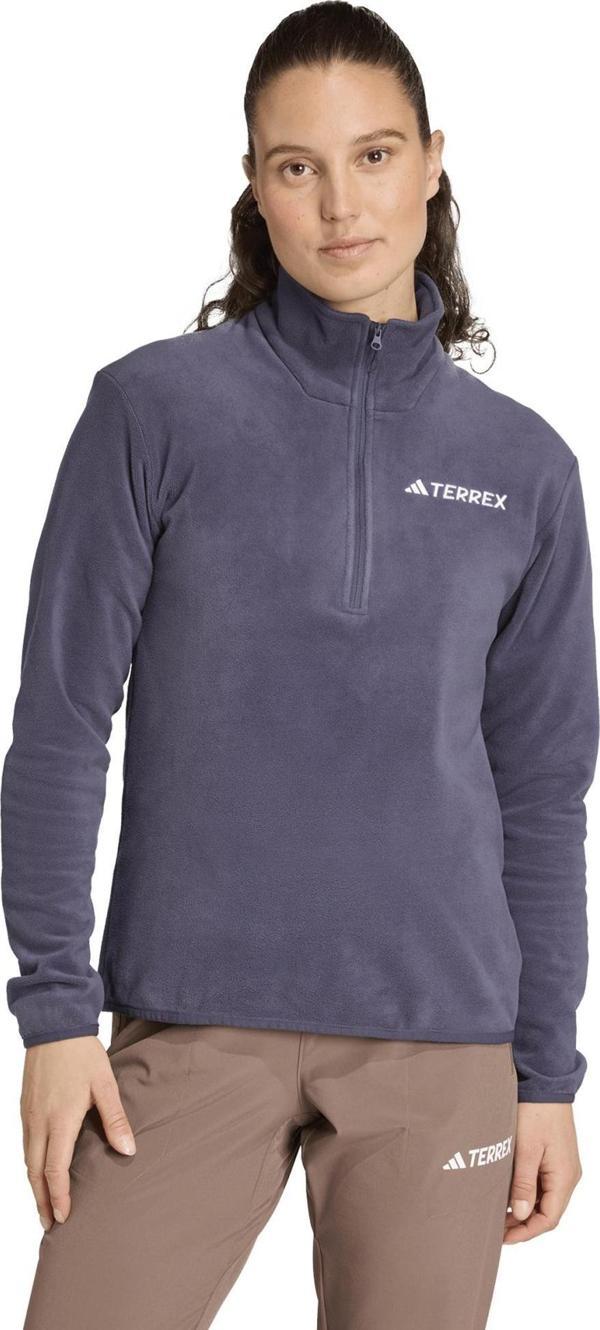 JM3121-K adidas W Mt Ess Hz Fl Kadın Sweatshirt Mor - Image 1