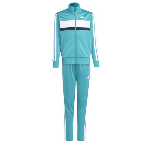 JN2245-C adidas J 3S Tıberıo Ts &Ccedil;ocuk Eşofman Takımı Yeşil - Image 1