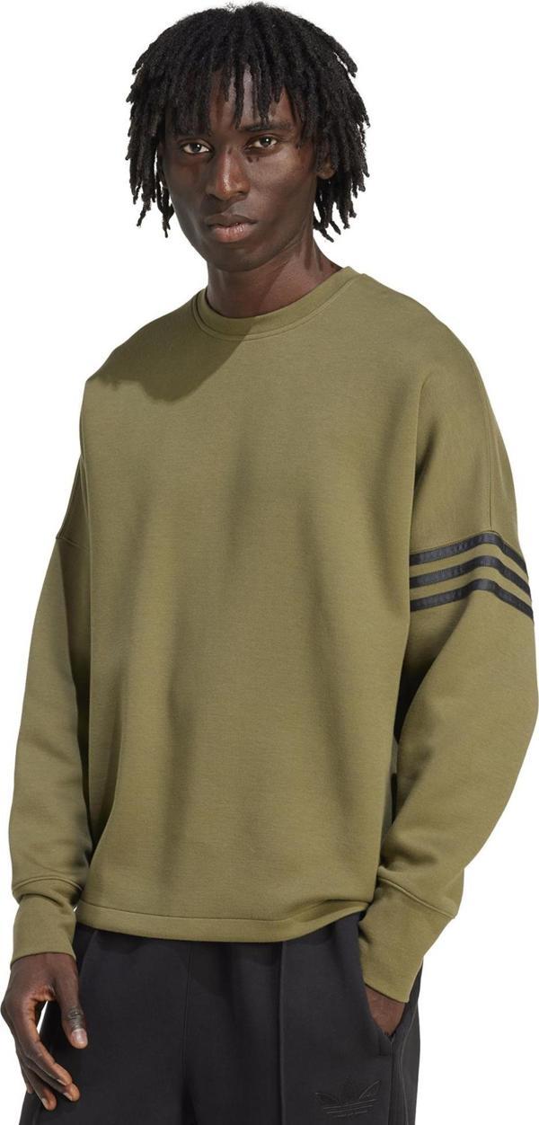 JW7917-E adidas Nc Ls Os Crew Erkek Sweatshirt Haki - Image 1