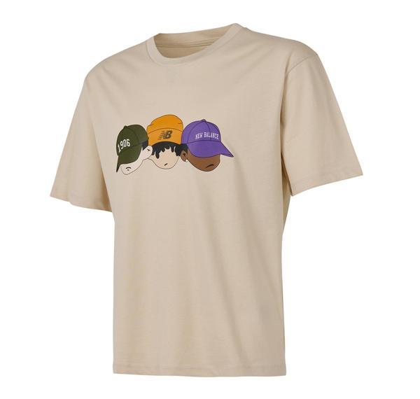 MNT3505-MBM New Balance Mnt3505 Erkek T-Shirt Bej - Image 1