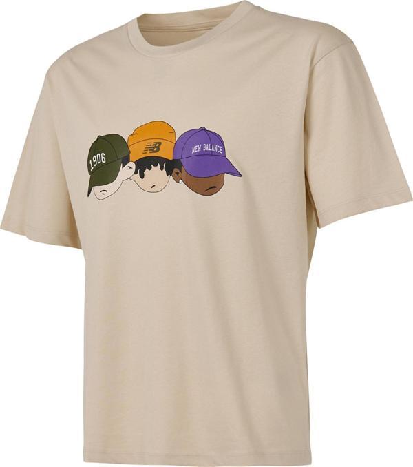 MNT3505-MBM New Balance Mnt3505 Erkek T-Shirt Bej - Image 1