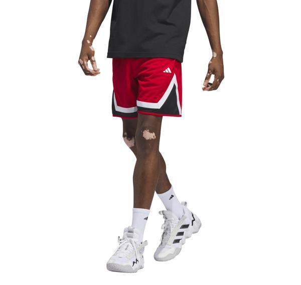 IY2122-E adidas Pro Block Short Erkek Basketbol Şortu Kırmızı - Image 1
