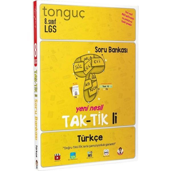 Tonguç Yayınları 8. Sınıf Türkçe Taktikli Soru Bankası  - Tonguç Akademi - Image 1