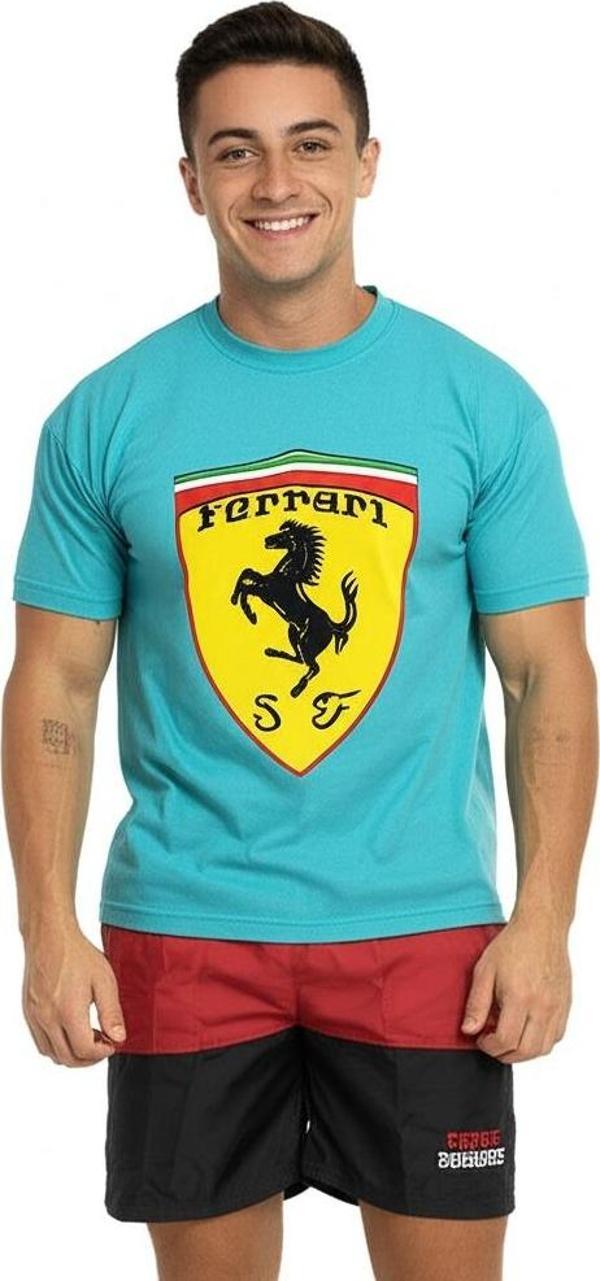 Oppland Erkek Deniz Şortu Beli Lastikli ve Bağcıklı Cepli File Astarlı Su Tutmayan OPEDS26STNMOD32 - Image 1